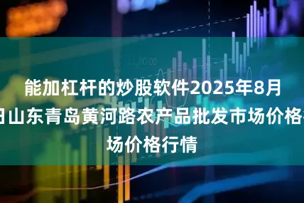 能加杠杆的炒股软件2025年8月16日山东青岛黄河路农产品批发市场价格行情